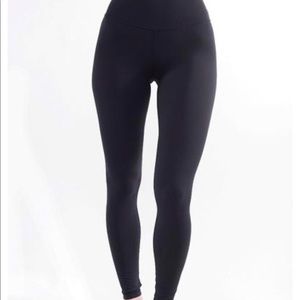 Ptula black high rise work out leggings